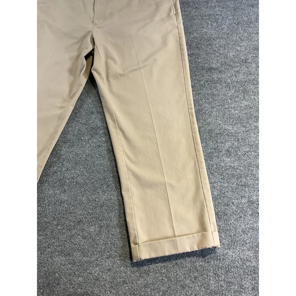 Orvis Trim Fit Chino Pants Men's 40x30 Khaki Beige Business Casual Golf Preppy C